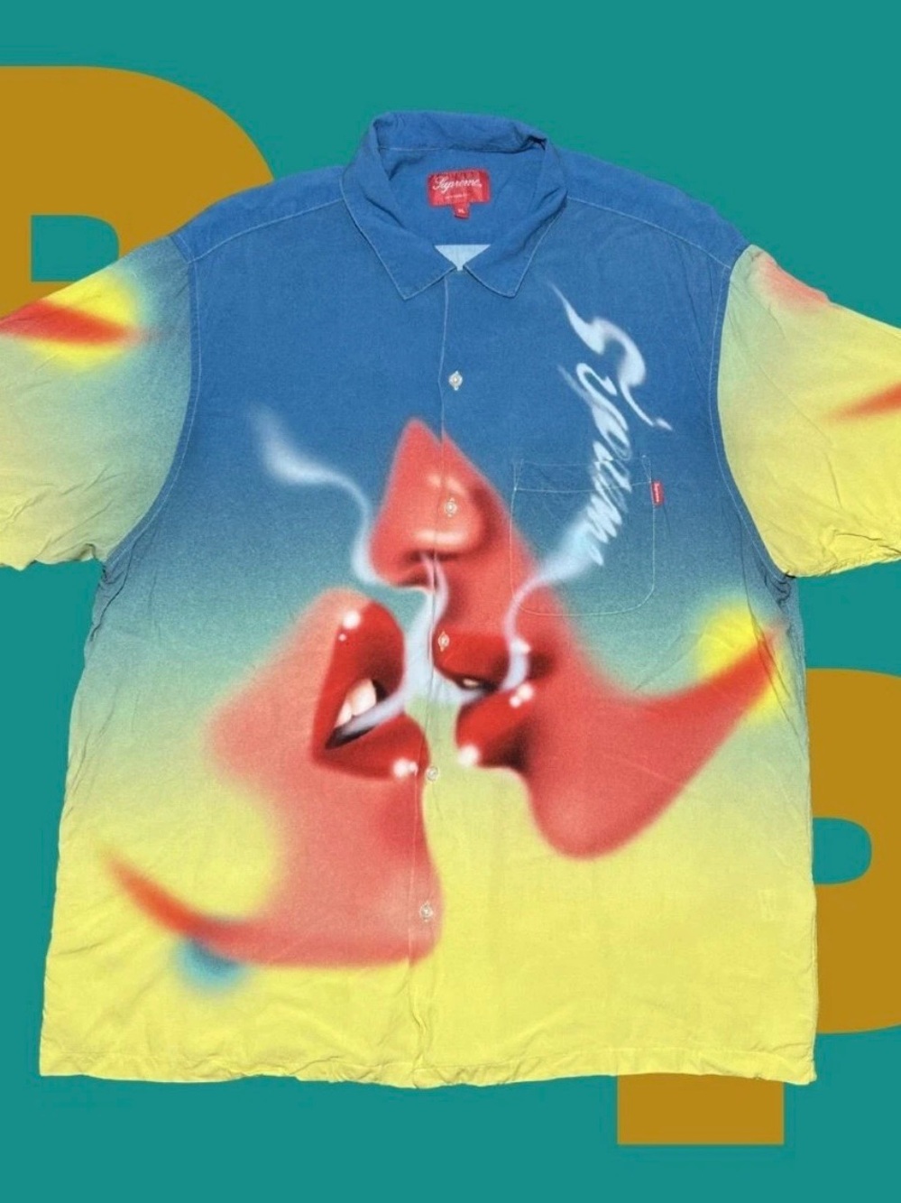 Supreme Blow Back Rayon S/S Shirt (X-Large)